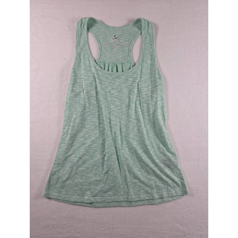 Kuhl Venture Tank Top Racerback Striped Jade XS Mint‎ Green Hiking Outdoor